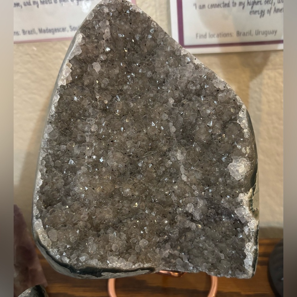 Brand New Sugar Amethyst w/Amazing Banding weight-2.20lbs